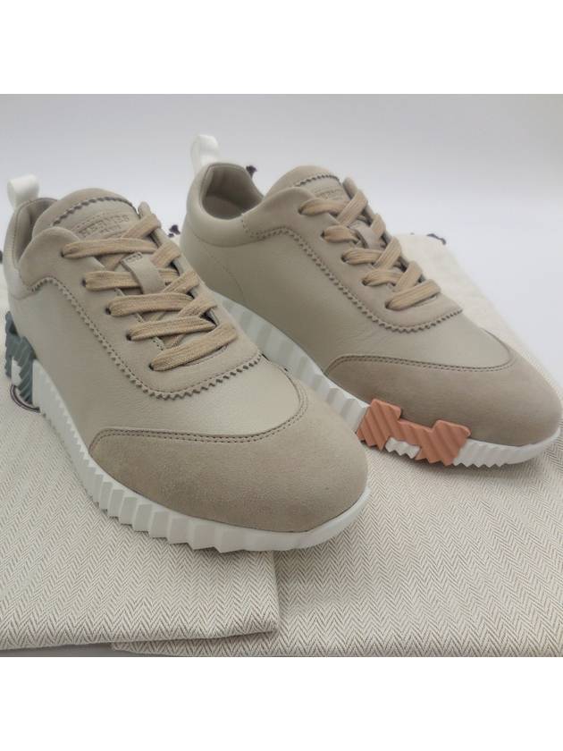 Bouncing Low Top Sneakers Beige - HERMES - BALAAN 6