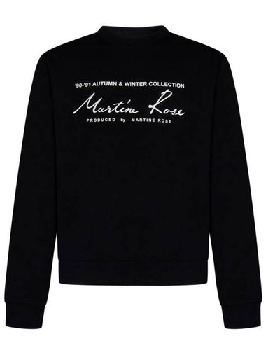 Long Sleeve T Shirt CMR601BLACK - MARTINE ROSE - BALAAN 1