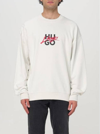 Dlogonty Double Logo Sweatshirt Ivory - HUGO BOSS - BALAAN 1