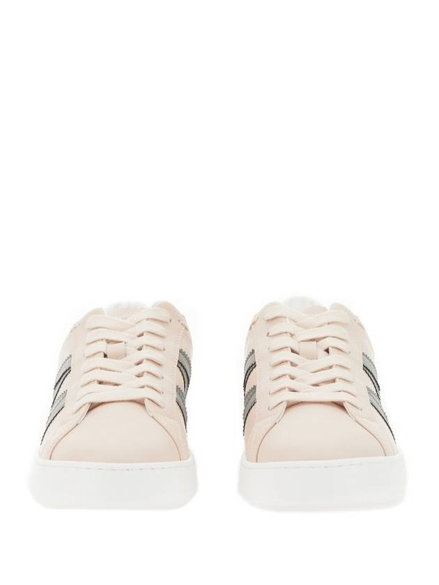 Monaco Logo Low Top Sneakers Pink - MONCLER - BALAAN 6