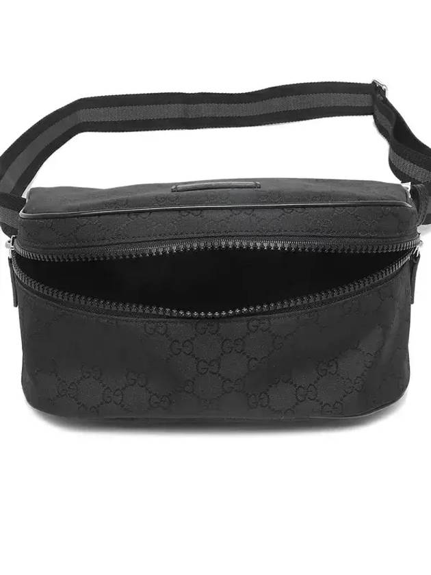 GG Fabric Waist Bag Black - GUCCI - BALAAN 3