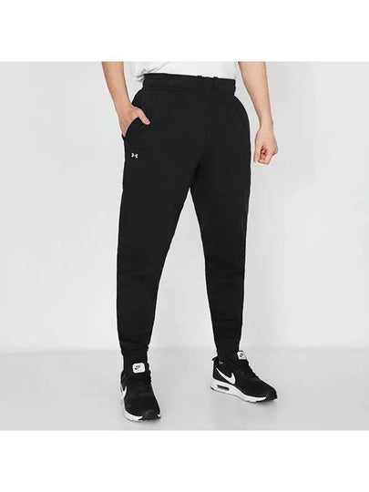 Men's Rival Fleece Jogger Track Pants Black - UNDER ARMOUR - BALAAN 2