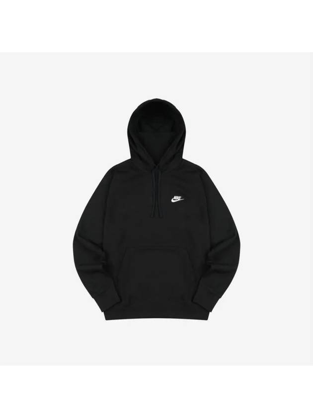 Nike NSW Club Pullover Hooded Black US EU Luxray - ETC - BALAAN 2