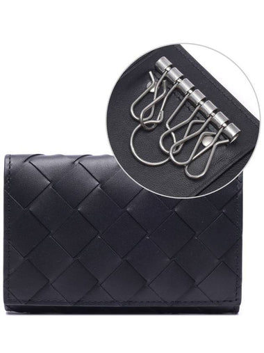 Men's Intrecciato Key Wallet - BOTTEGA VENETA - BALAAN 1