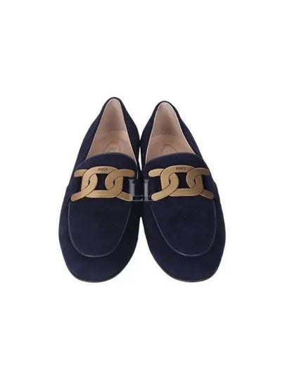 Women's Kate Suede Loafers Blue - TOD'S - BALAAN 2