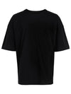 Boxy Short Sleeve T-Shirt Black - LEMAIRE - BALAAN 2