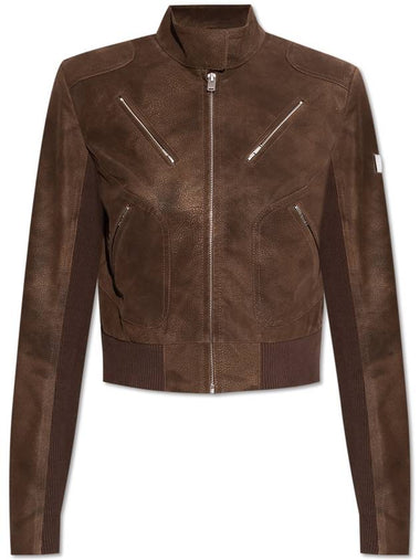 MISBHV Vegan Leather Jacket, Women's, Brown - MISBHV - BALAAN 1