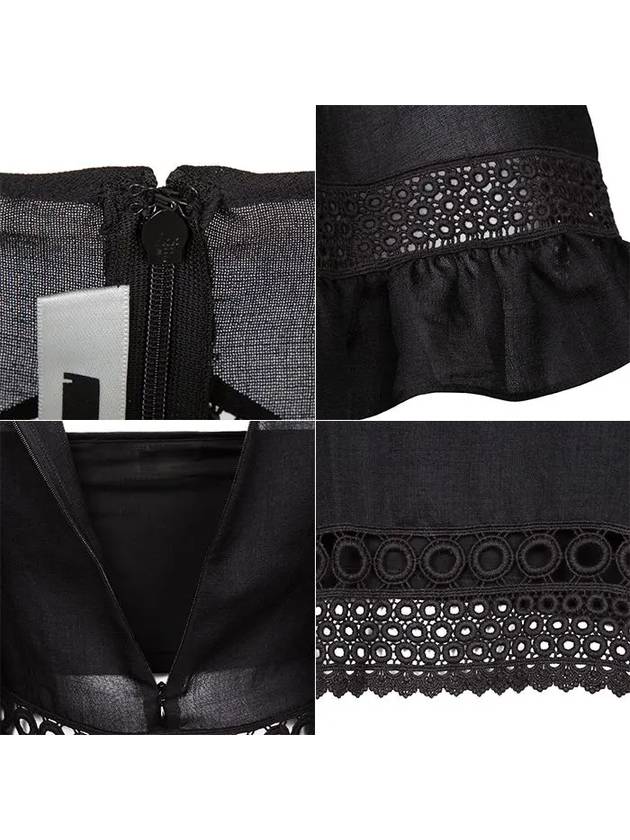 McCue lace blouse black 435233 RJF01 1000 - ALEXANDER MCQUEEN - BALAAN 8