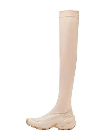 MM6 Salomon Cross Wader Knee High Sneakers Off White Alba - MAISON MARGIELA - BALAAN 1