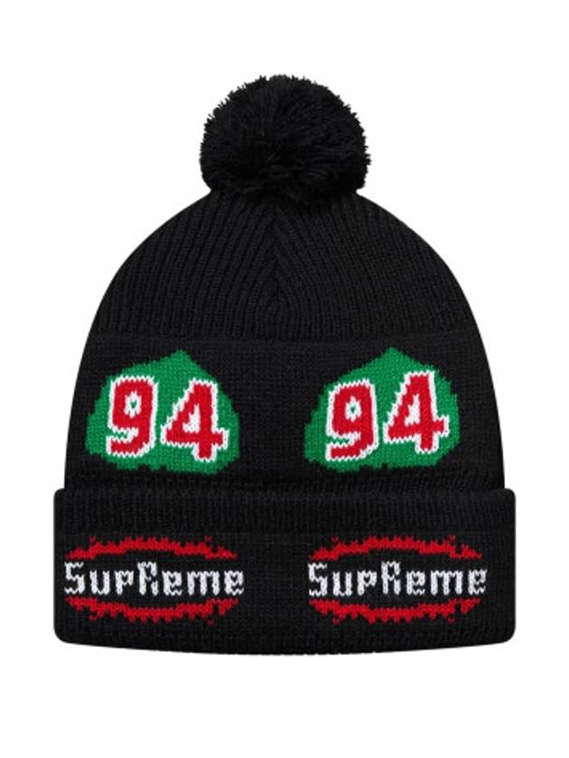 leaf beanie black LEAF BEANIE - SUPREME - BALAAN 1