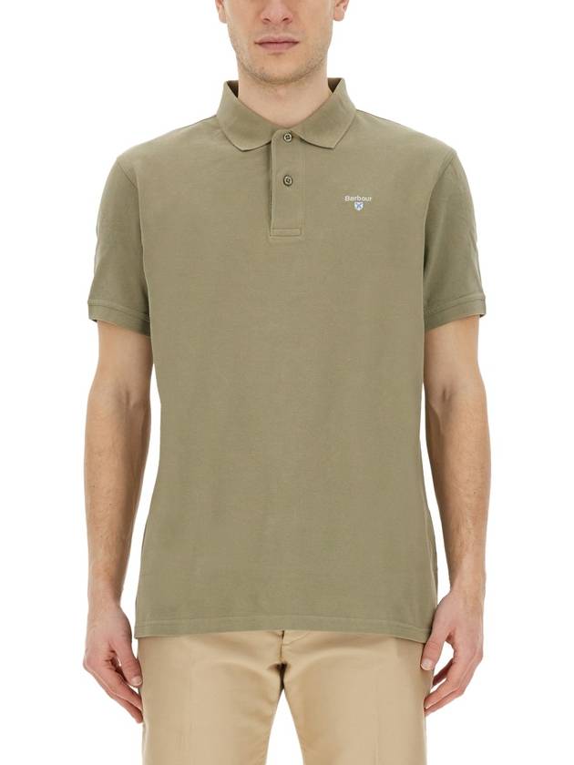 Polo T-Shirt MML0358 OL38 GREEN - BARBOUR - BALAAN 2