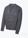 cardigan NM00501KT1093 H131 MEDIUM GRAY MELANGE - MAISON KITSUNE - BALAAN 2