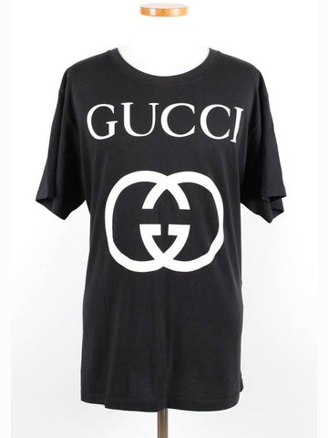 Interlocking short sleeve L - GUCCI - BALAAN 1