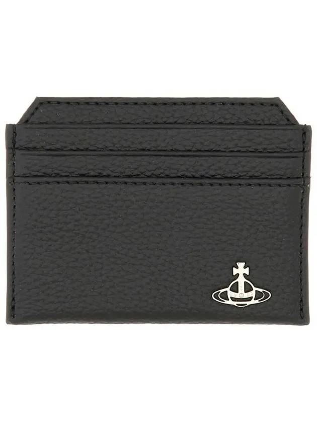 ORB logo card wallet black 5403000BU S000D N403 - VIVIENNE WESTWOOD - BALAAN 1