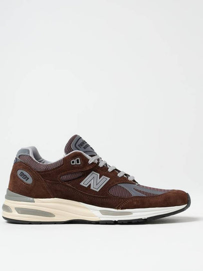 991V2 Low-Top Sneakers Brown - NEW BALANCE - BALAAN 2