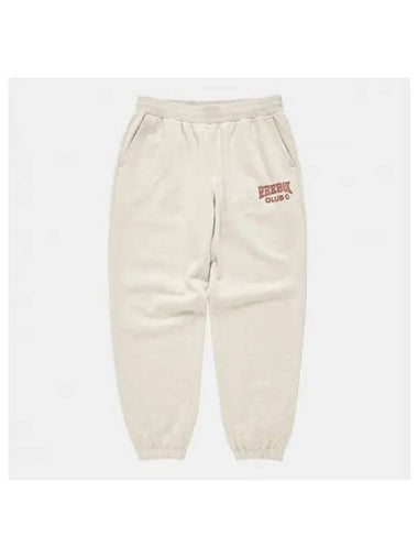 Club C arch logo loose fit jogger pants light beige - REEBOK - BALAAN 1