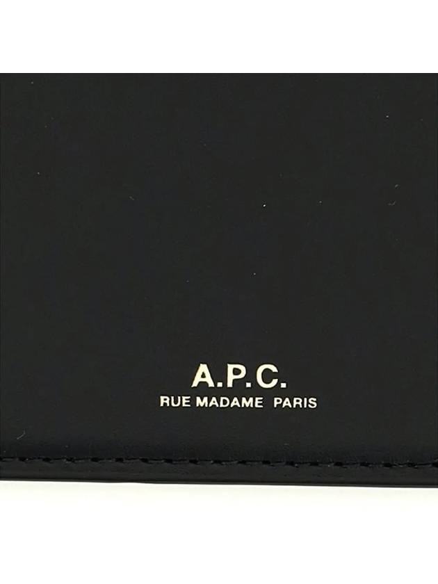 Demi Lune Card Holder Black - A.P.C. - BALAAN 5