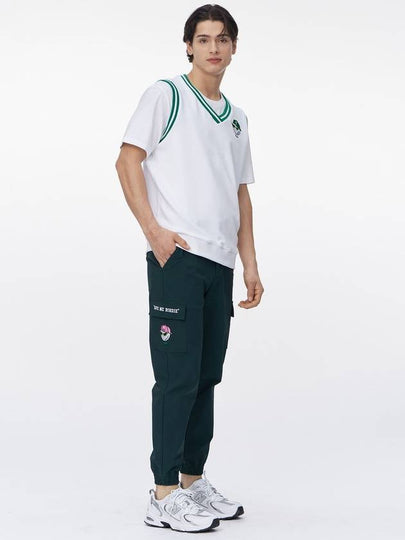 Men's Swag Ball Side Pocket Track Pants Green - GOXO - BALAAN 2