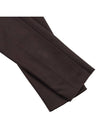 Men's Cotton Straight Pants Coffee - LORO PIANA - BALAAN 6