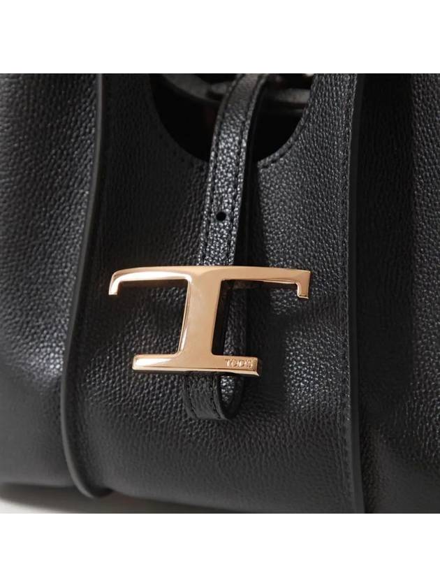 T Timeless Micro Tote Bag Black - TOD'S - BALAAN 5