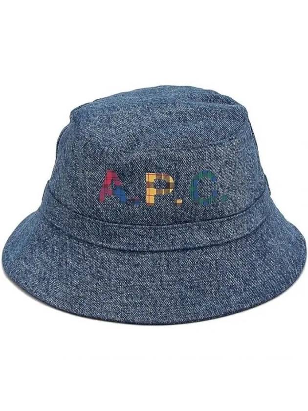 Bob Mark Logo Bucket Hat Blue - A.P.C. - BALAAN 2