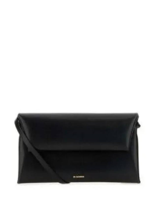 Folded Small Shoulder Bag Black - JIL SANDER - BALAAN 2