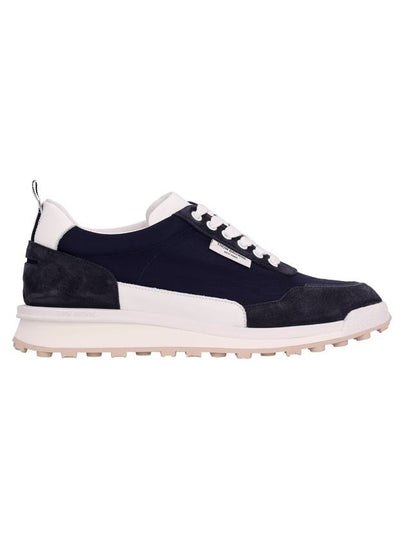 Eco Trainer Nylon Low Top Sneakers Blue - THOM BROWNE - BALAAN 2