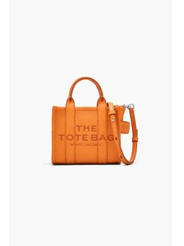 Leather The Mini Tote Tangerine MBBAA24007ORX - MARC JACOBS - BALAAN 1