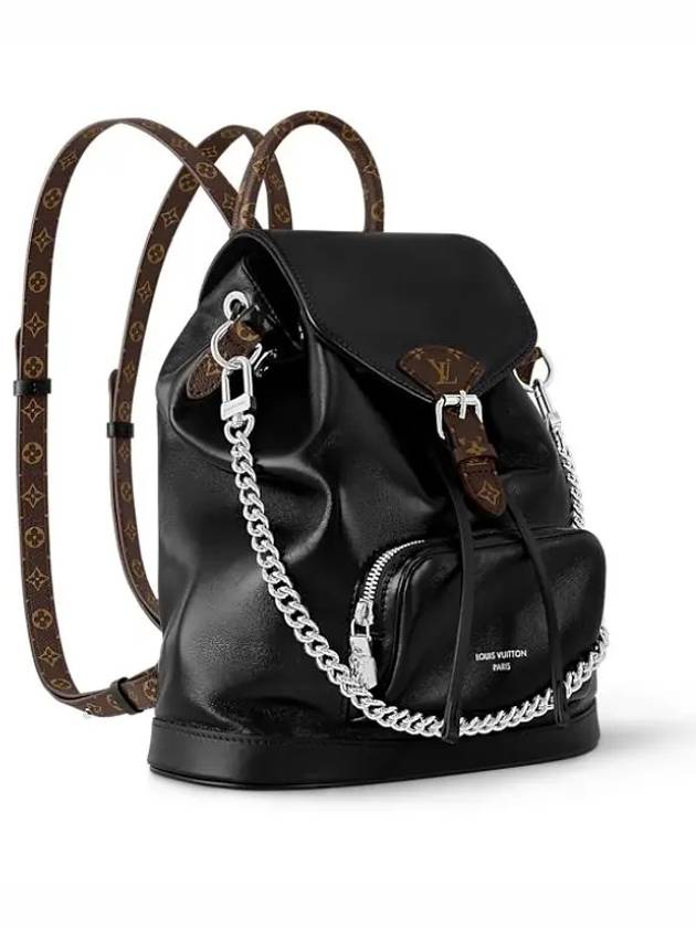 Montsouris Backpack Black - LOUIS VUITTON - BALAAN 3