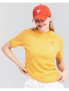 Golf Tennis Striped T-Shirt Yellow - AVAVE - BALAAN 1