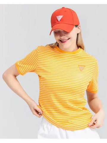 Golf Tennis Women s Striped T Shirt Yellow - AVAVE - BALAAN 1