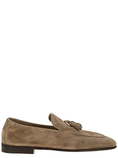 Suede moccasins with tassels - BRUNELLO CUCINELLI - BALAAN 1