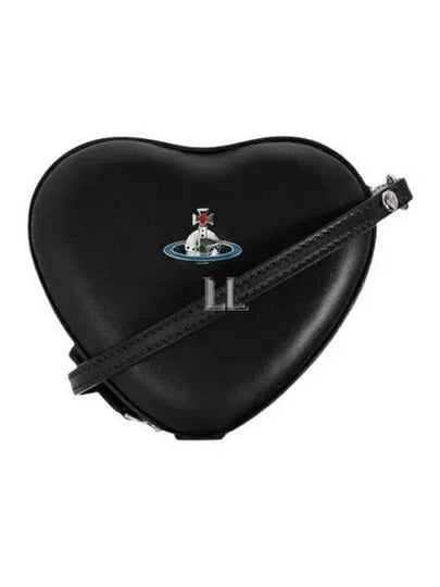 Mini Heart Cross Bag Black - VIVIENNE WESTWOOD - BALAAN 2