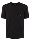 Logo Short Sleeve T-Shirt Black - CP COMPANY - BALAAN 2