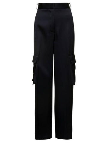 Straight Pants 10098441A068381B000 Black - VERSACE - BALAAN 1