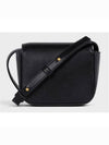 Triomphe Small Shiny Calfskin Cross Bag Black - CELINE - BALAAN 4