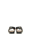 Cross Strap Buckle Sandals Black - GANNI - BALAAN 4