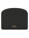 Demi Lune Card Wallet Black - A.P.C. - BALAAN 4