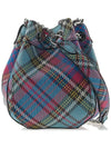 Chrissy Chain Tartan Small Bucket Bag - VIVIENNE WESTWOOD - BALAAN 4