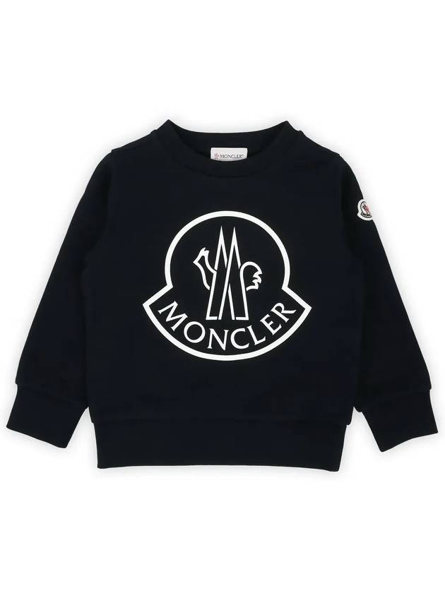 Kids Waffen Printing Sweatshirt Navy 8G00011 899PS 778 - MONCLER - BALAAN 3