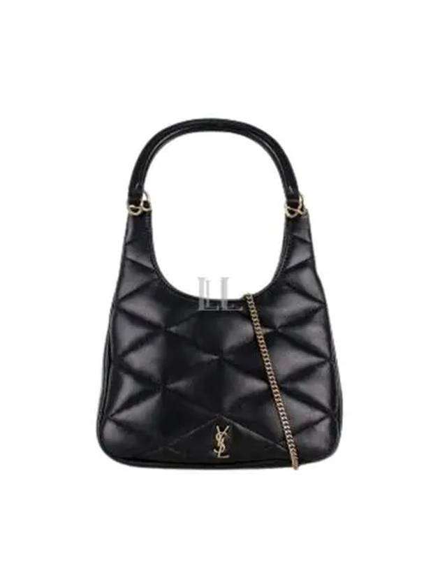 Sade Lambskin Shoulder Bag Black - SAINT LAURENT - BALAAN 2