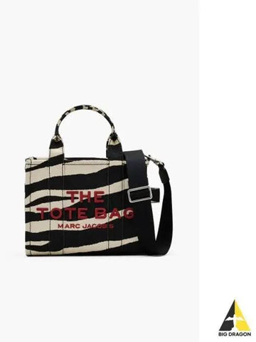 Zebra Canvas The Small Tote BlackWhite MBBAW24029BKX - MARC JACOBS - BALAAN 1