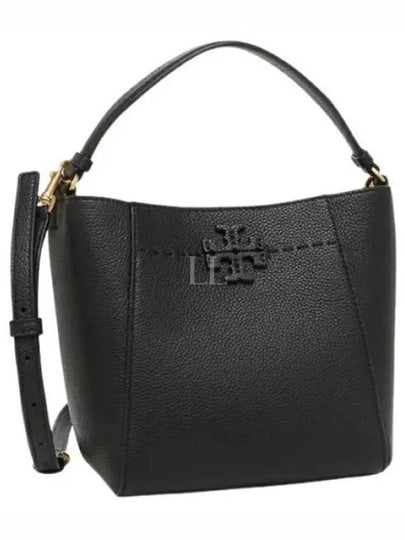 McGraw Small Tote Bag Black - TORY BURCH - BALAAN 2