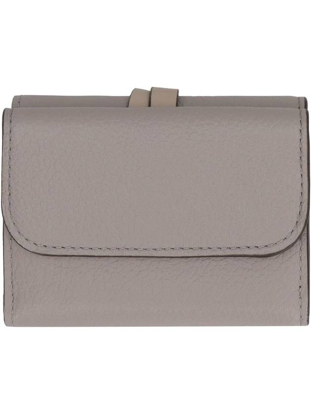 Alphabet Small Half Wallet Grey - CHLOE - BALAAN 5