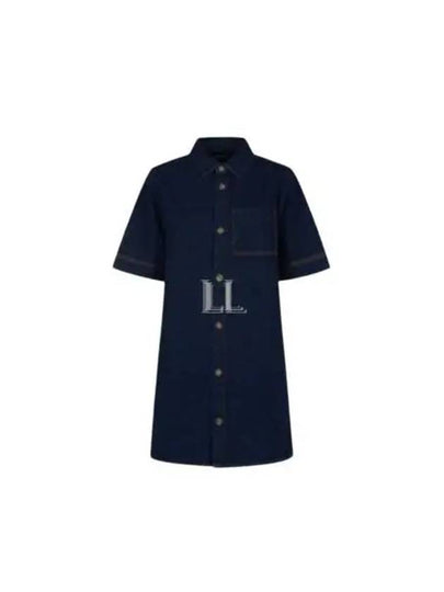 Lopez Short Dress Navy - A.P.C. - BALAAN 2