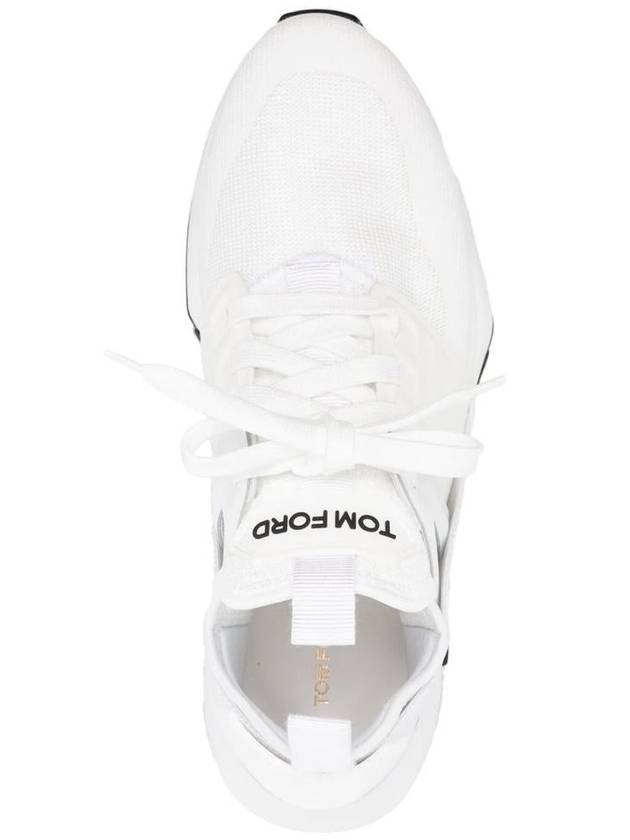 Tom Ford Lace-Up Sneakers With Logo Patch - TOM FORD - BALAAN 4