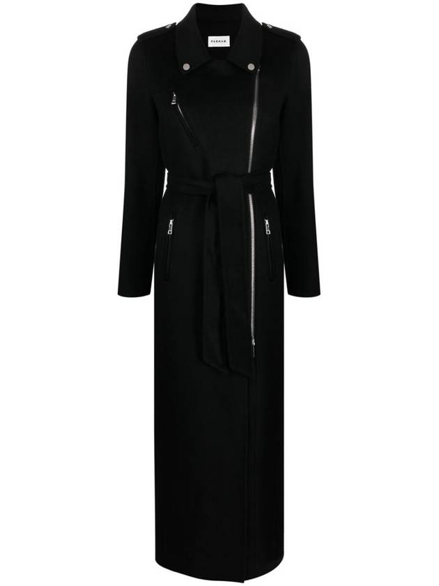 P.A.R.O.S.H. Zip-Detail Wool Maxi Coat - P.A.R.O.S.H. - BALAAN 1