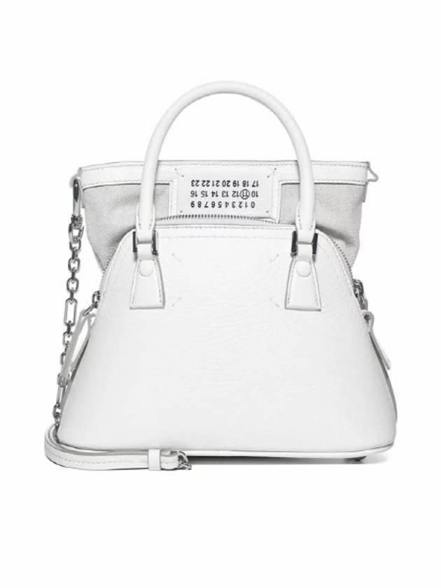 5AC Classique Micro Tote Bag White - MAISON MARGIELA - BALAAN 2