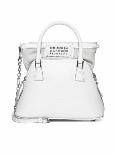 5AC Classique Micro Tote Bag White - MAISON MARGIELA - BALAAN 2