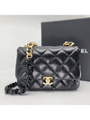 CC Quilted Small Flap Chain Bag Lambskin Gold AS3206B0799794305 - CHANEL - BALAAN 3